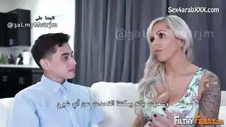 زوجة الأب تُملأ بالمني: ابن الزوج يملأها بالسائل المنوي