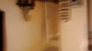اللسان قذرة لرجل مع الديك الدهون