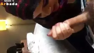 محجبة تمص وتجلخ زب مصري