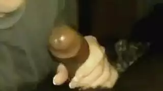 شقراء الديك مصاصة مسمر من قبل اثنين.