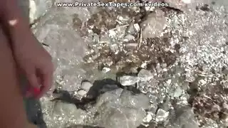 الجنس الساخن مع على الشاطئ