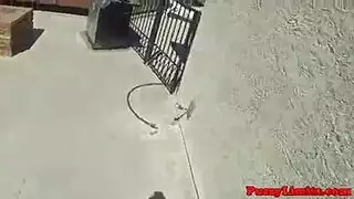الهواة شقراء ريمكس على السرير بعد اللسان.