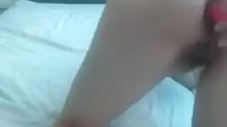 بنت بتدخل زبرين في كسها وطيزها