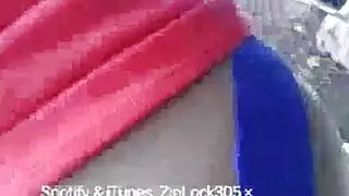 حلوة الأبنوس الأحمر رئيس ركوب الديك الشاب.