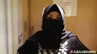 18YO ARAB TEENAGE SCRESSCARF في تل أبيب إسرائيل مصة مع الديك الأبيض الكبير