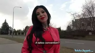 سكس تاتو قوي وعنيف وسكس علني