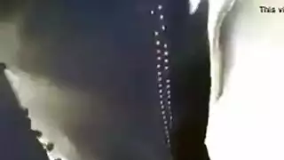 تصوير منقبة مصرية في الشارع في وضع مخل مع رجل