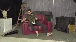 الرجال الساخنة سخيف الديك لثلاثي البرية