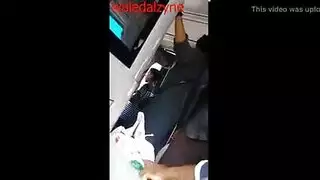 تحرش مخفي في الأتوبيس بفتاة محجبة