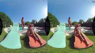 يوم الصيف إغاظة وقطاع كس صغير