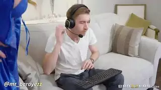 زوجة الأب تعاقب ابن زوجها المزعج بالنيك