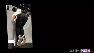 سكس في الجيم نيك مزة شقراء من المدرب النياك