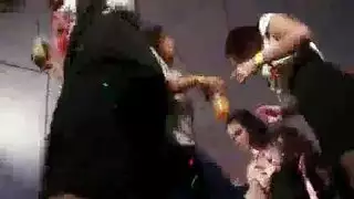مثير حار الجمال اليورو يرتد على ديك.