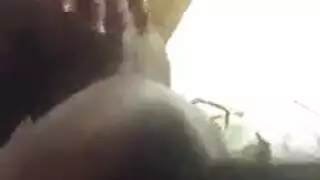 مثير خشب الأبنوس زقاق فتاة ركوب الديك جرورهول.