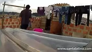سكس على السطح نيك ساخن من الكس على سطح العمارة